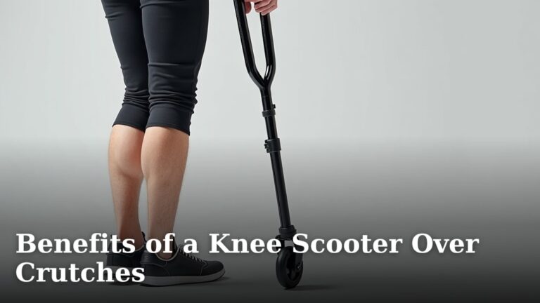 Benefits of a Knee Scooter Over Crutches