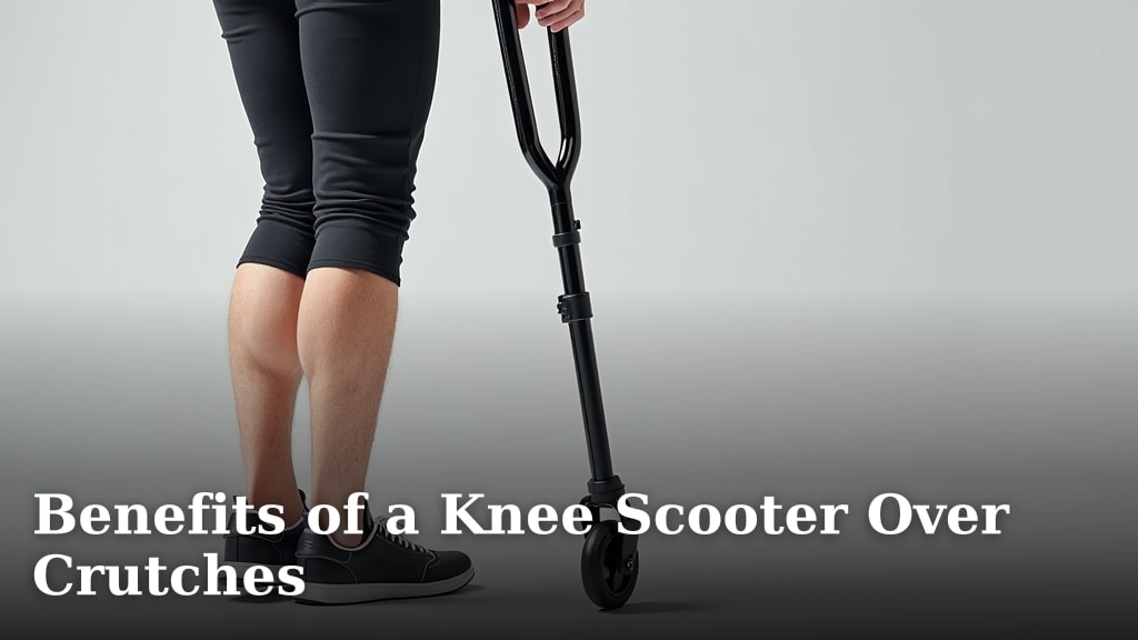 Benefits of a Knee Scooter Over Crutches