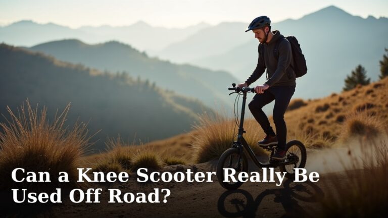 Can a Knee Scooter Really Be Used Off Road?
