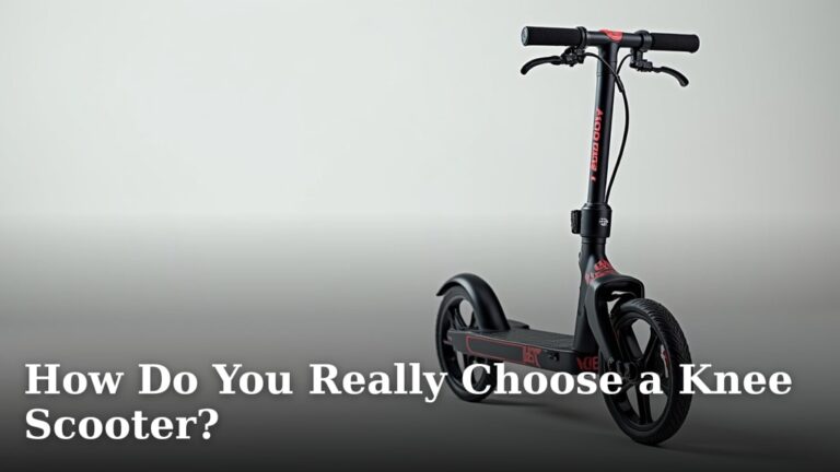 How Do You Really Choose a Knee Scooter?