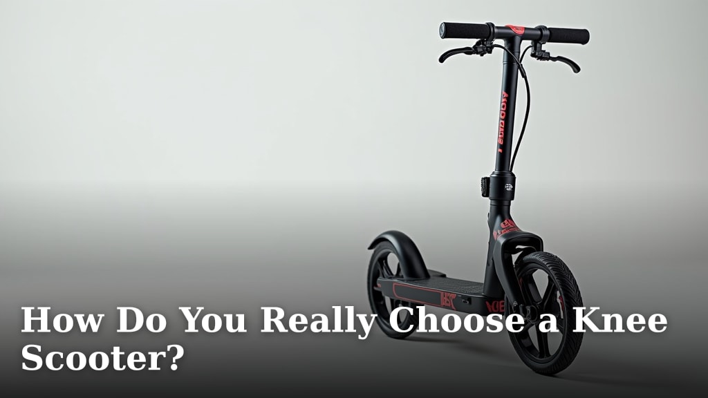 How Do You Really Choose a Knee Scooter?