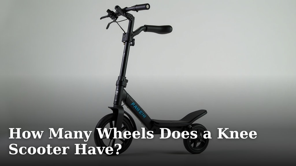 How Many Wheels Does a Knee Scooter Have?