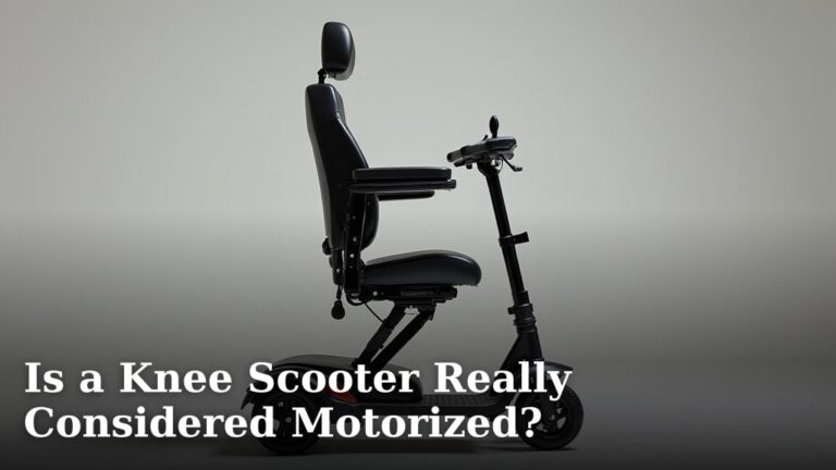 Is a Knee Scooter Really Considered Motorized?