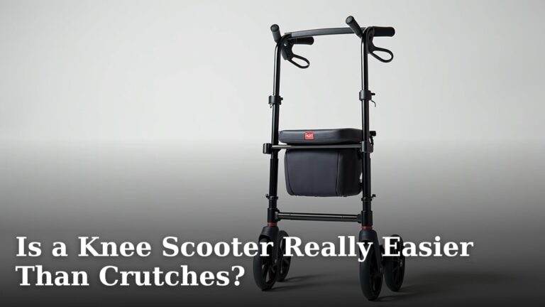Is a Knee Scooter Really Easier Than Crutches?