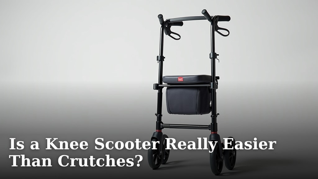 Is a Knee Scooter Really Easier Than Crutches?