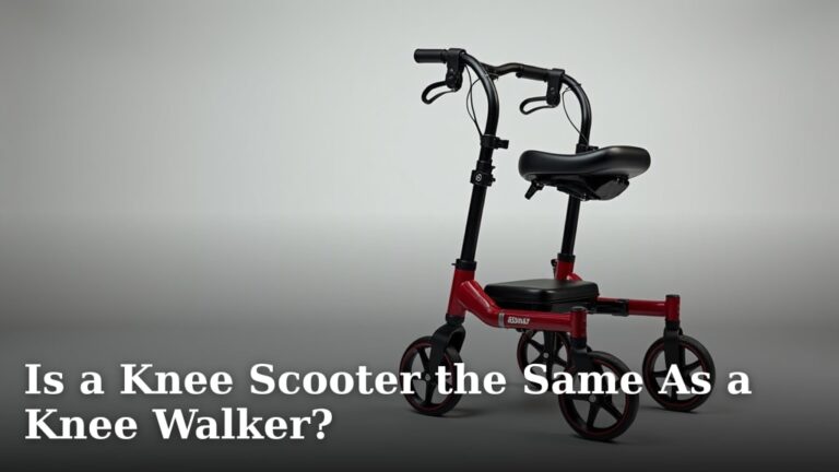 Is a Knee Scooter the Same As a Knee Walker?