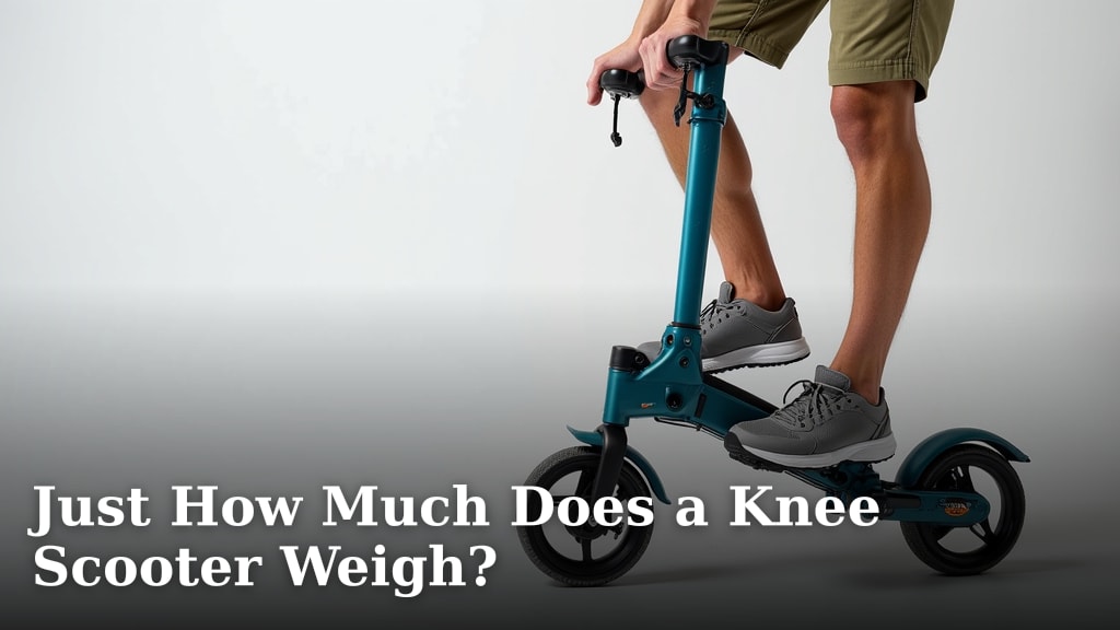 Just How Much Does a Knee Scooter Weigh?