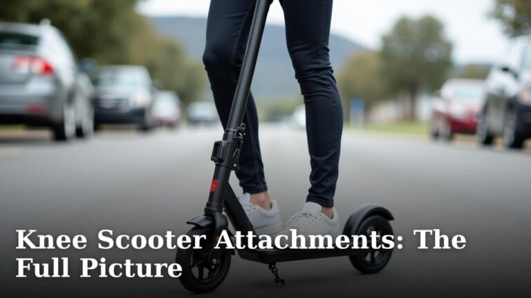 Knee Scooter Attachments: The Full Picture