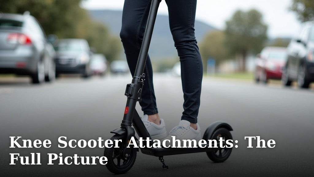 Knee Scooter Attachments: The Full Picture