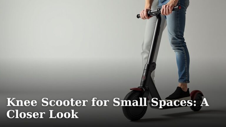 Knee Scooter for Small Spaces: A Closer Look