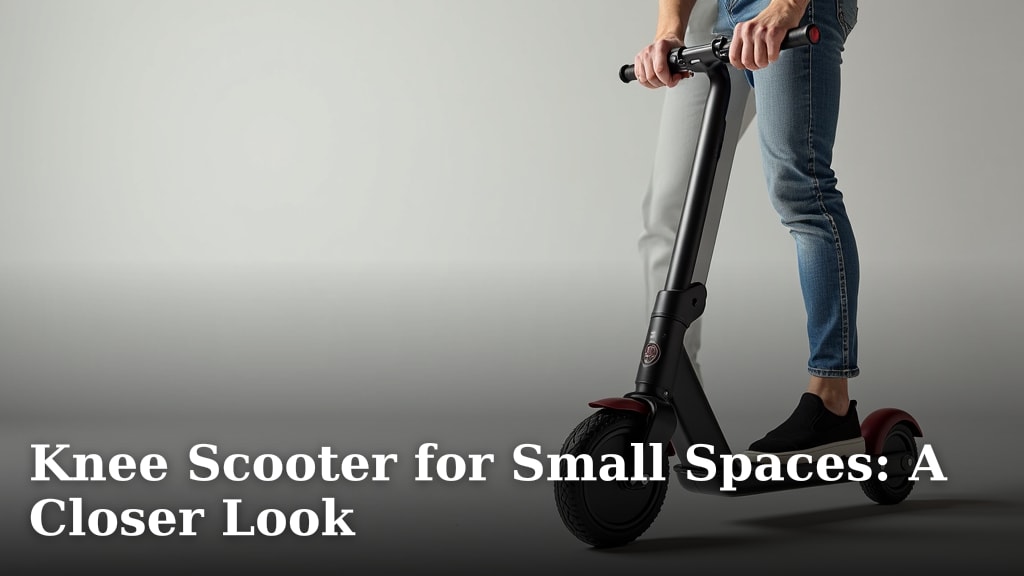 Knee Scooter for Small Spaces: A Closer Look