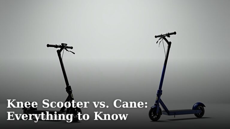 Knee Scooter vs. Cane: Everything to Know
