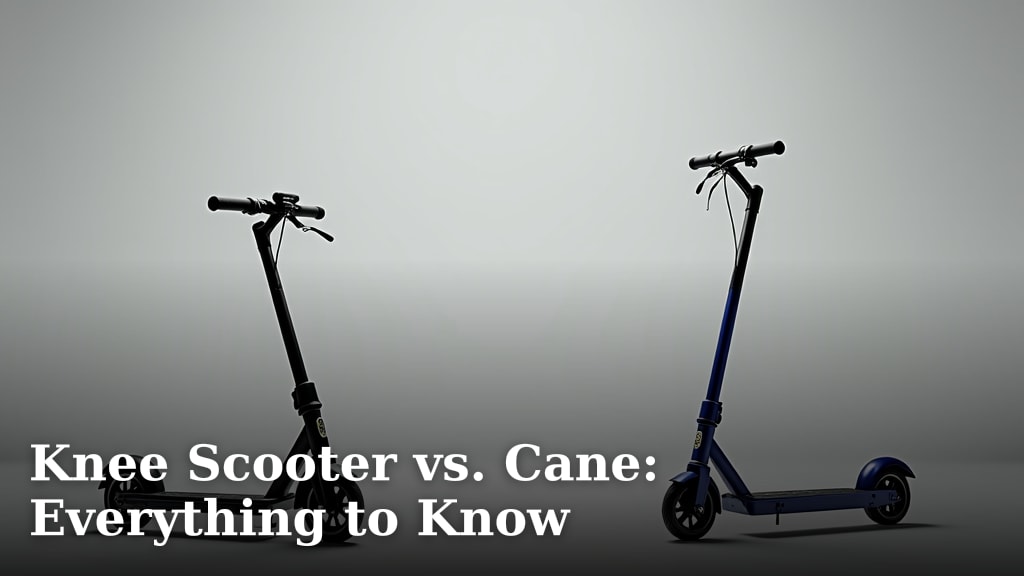 Knee Scooter vs. Cane: Everything to Know
