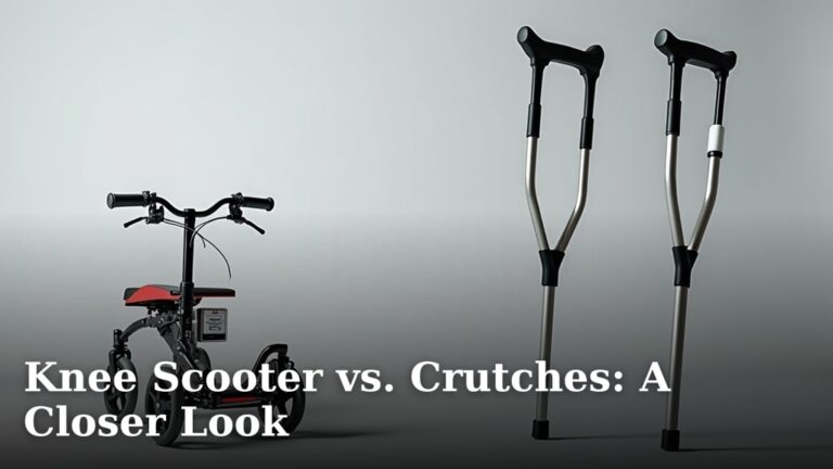 Knee Scooter vs. Crutches: A Closer Look