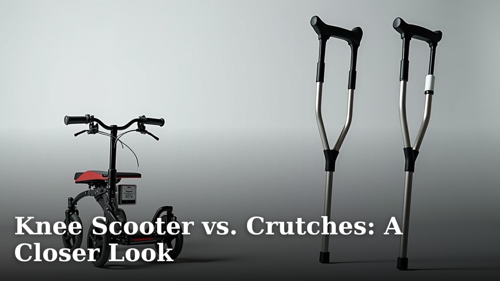 Knee Scooter vs. Crutches: A Closer Look