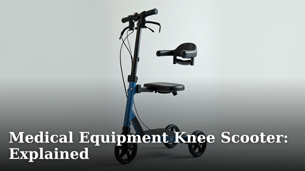 Medical Equipment Knee Scooter: Explained