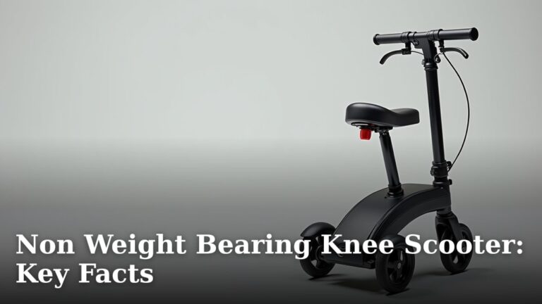 Non Weight Bearing Knee Scooter: Key Facts
