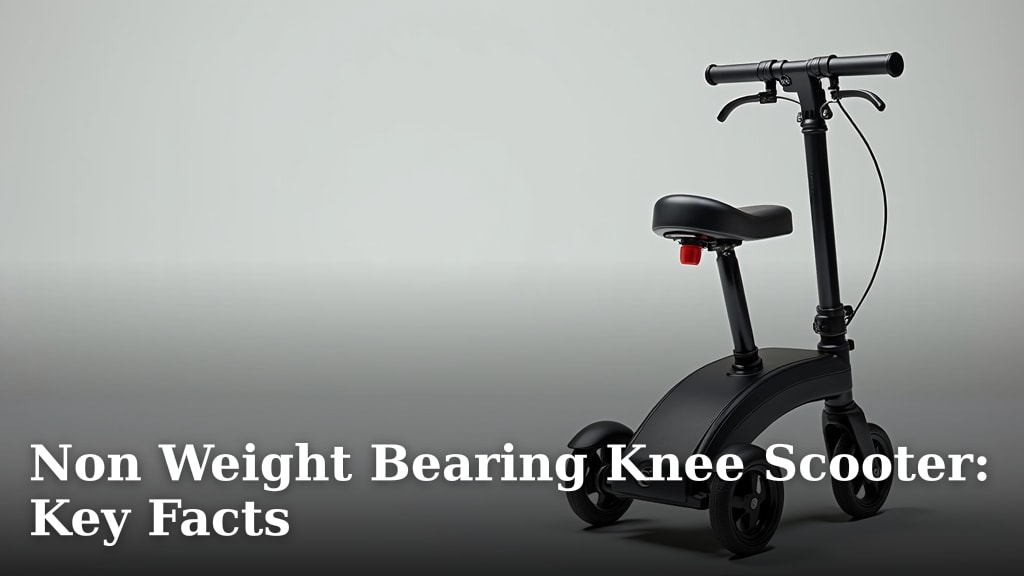 Non Weight Bearing Knee Scooter: Key Facts