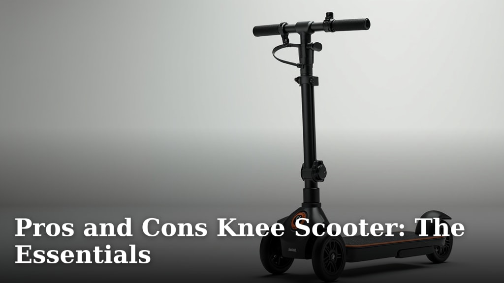 Pros and Cons Knee Scooter: The Essentials