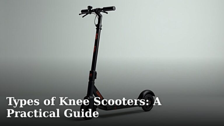 Types of Knee Scooters: A Practical Guide
