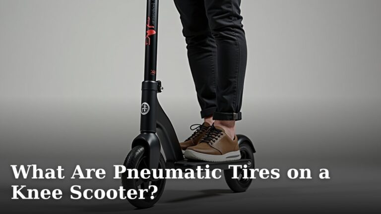 What Are Pneumatic Tires on a Knee Scooter?