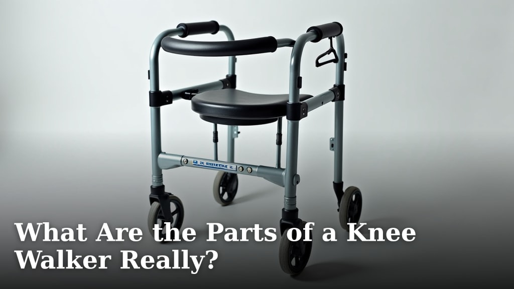 What Are the Parts of a Knee Walker Really?