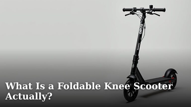 What Is a Foldable Knee Scooter Actually?
