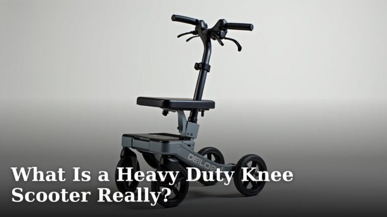What Is a Heavy Duty Knee Scooter Really?