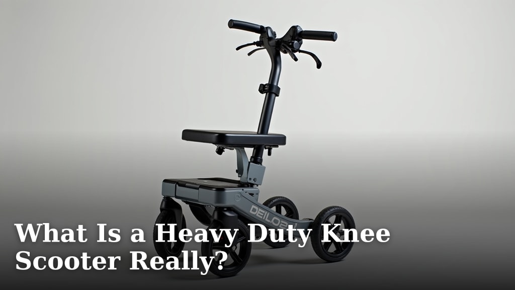 What Is a Heavy Duty Knee Scooter Really?