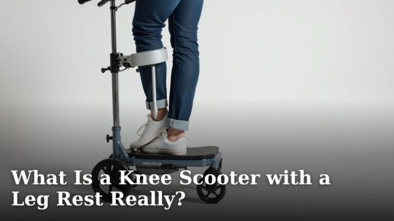 What Is a Knee Scooter with a Leg Rest Really?