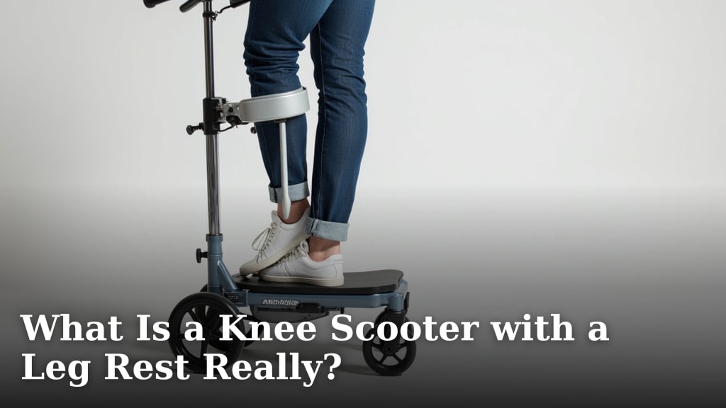 What Is a Knee Scooter with a Leg Rest Really?