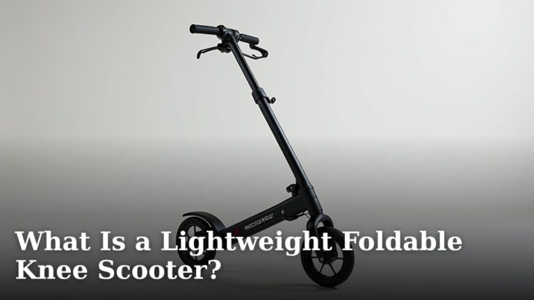 What Is a Lightweight Foldable Knee Scooter?