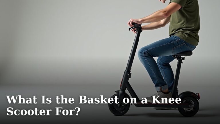 What Is the Basket on a Knee Scooter For?
