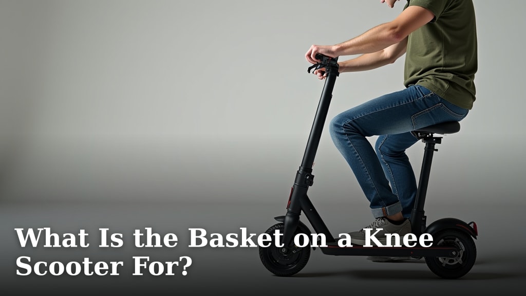 What Is the Basket on a Knee Scooter For?