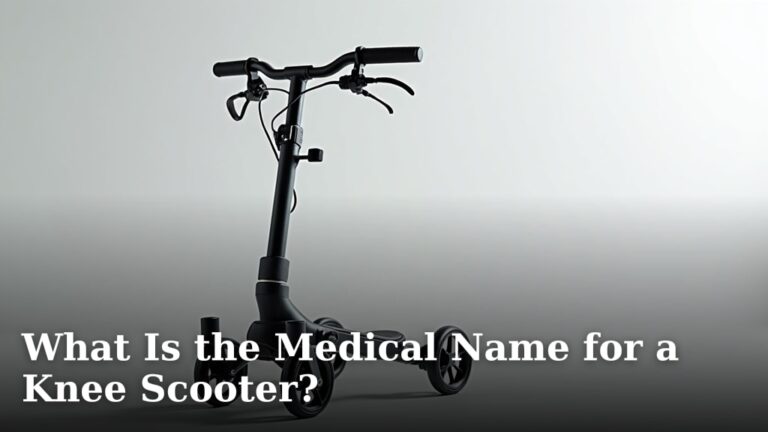 What Is the Medical Name for a Knee Scooter?