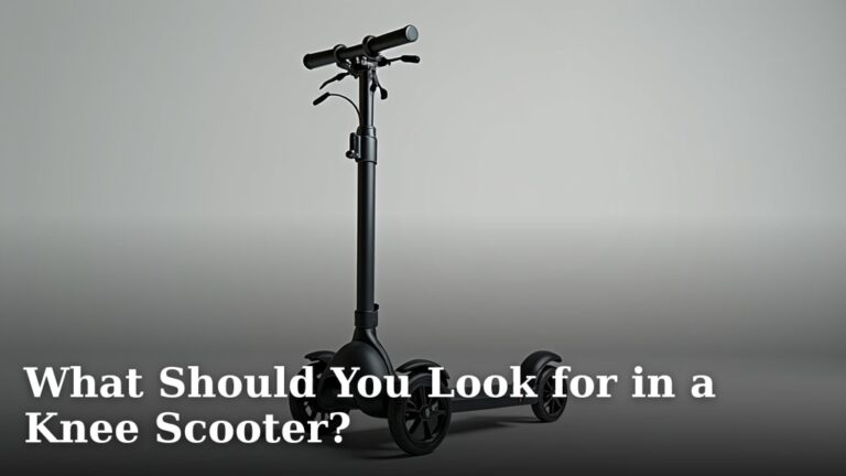 What Should You Look for in a Knee Scooter?