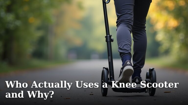 Who Actually Uses a Knee Scooter and Why?